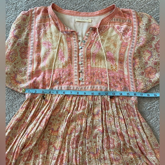 Spell & The Gypsy Collective Poinciana Romper, Pink Floral, Short Sleeve, S - Picture 10 of 16